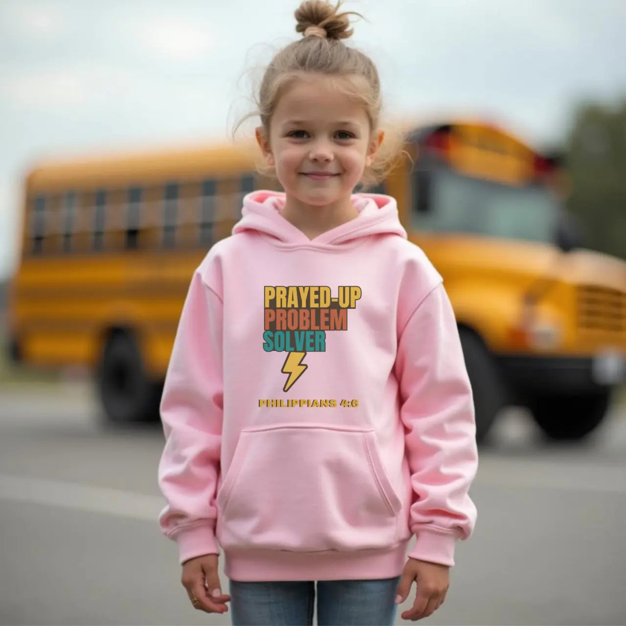 Prayed-Up Problem Solver Youth Hoodie | Student Hoodie Goshen & Selah Co