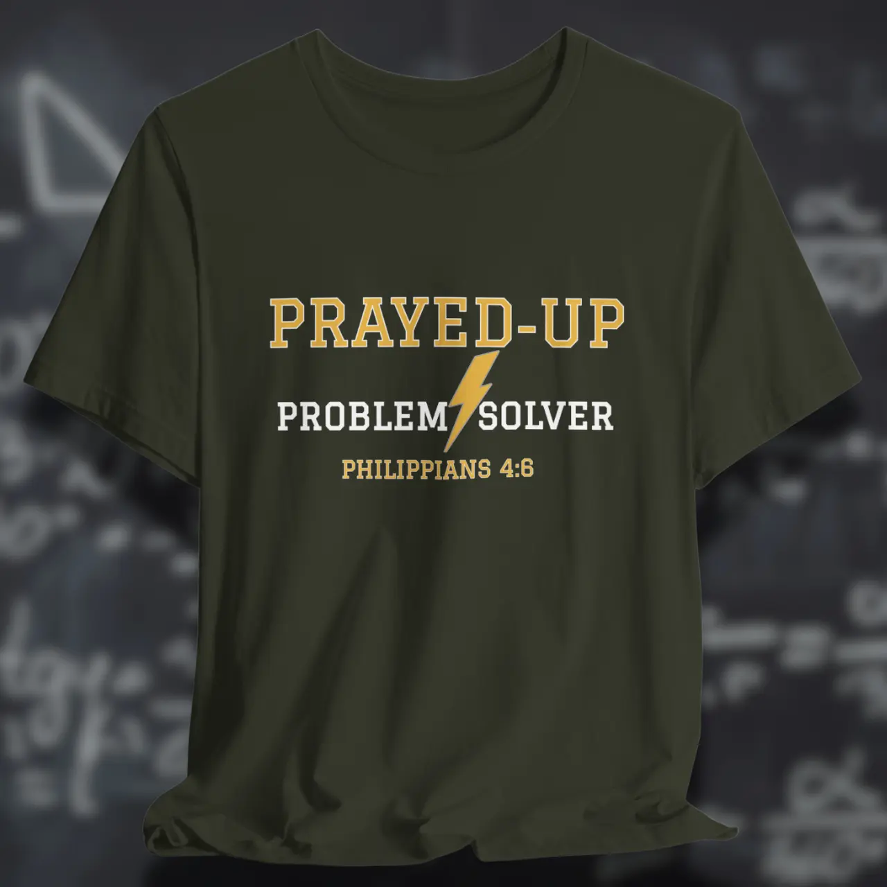 Prayed-Up Problem Solver T-Shirt | Unisex Tee Goshen & Selah Co