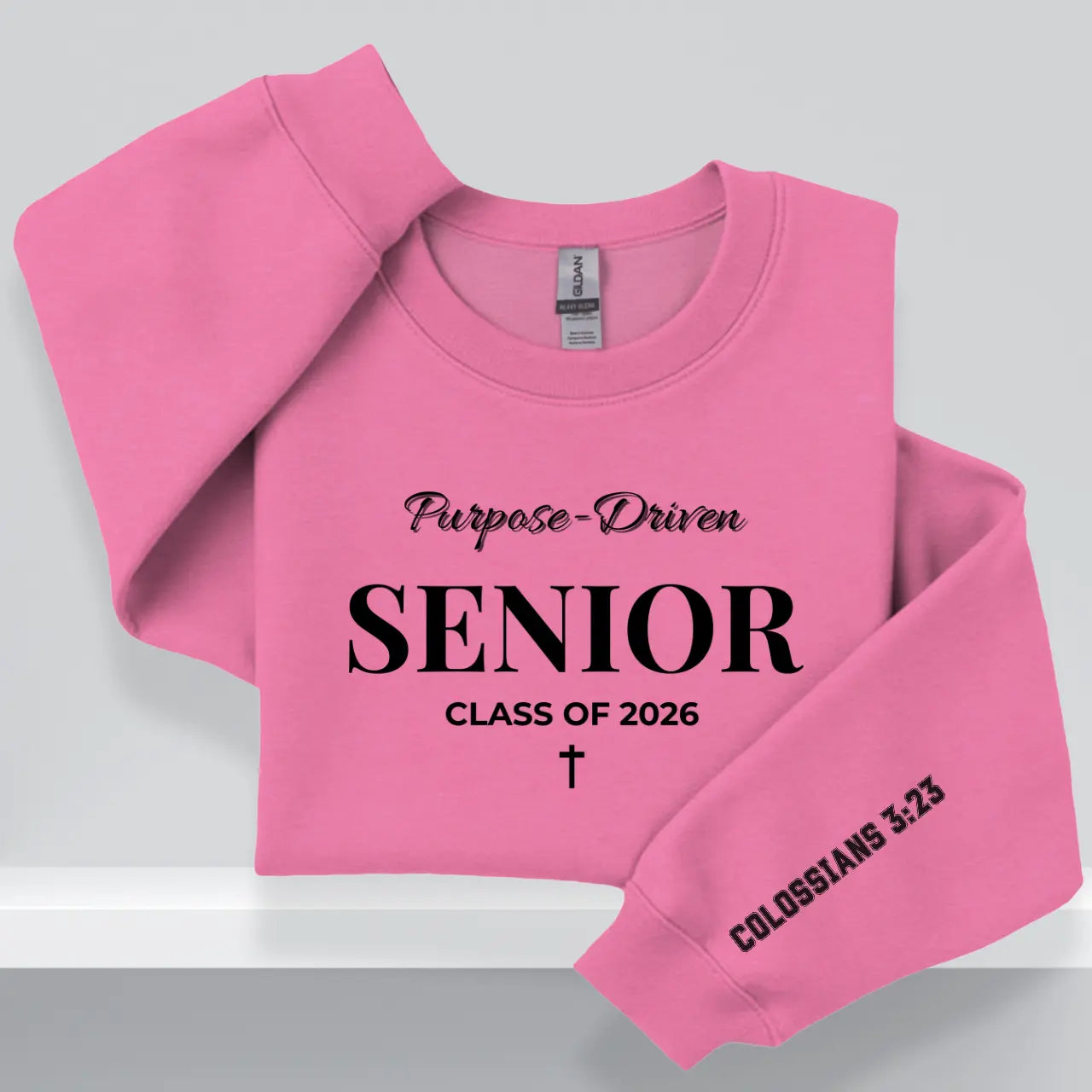 Purpose Driven Senior Sweatshirt | Class of 2026 Crewneck Goshen & Selah Co