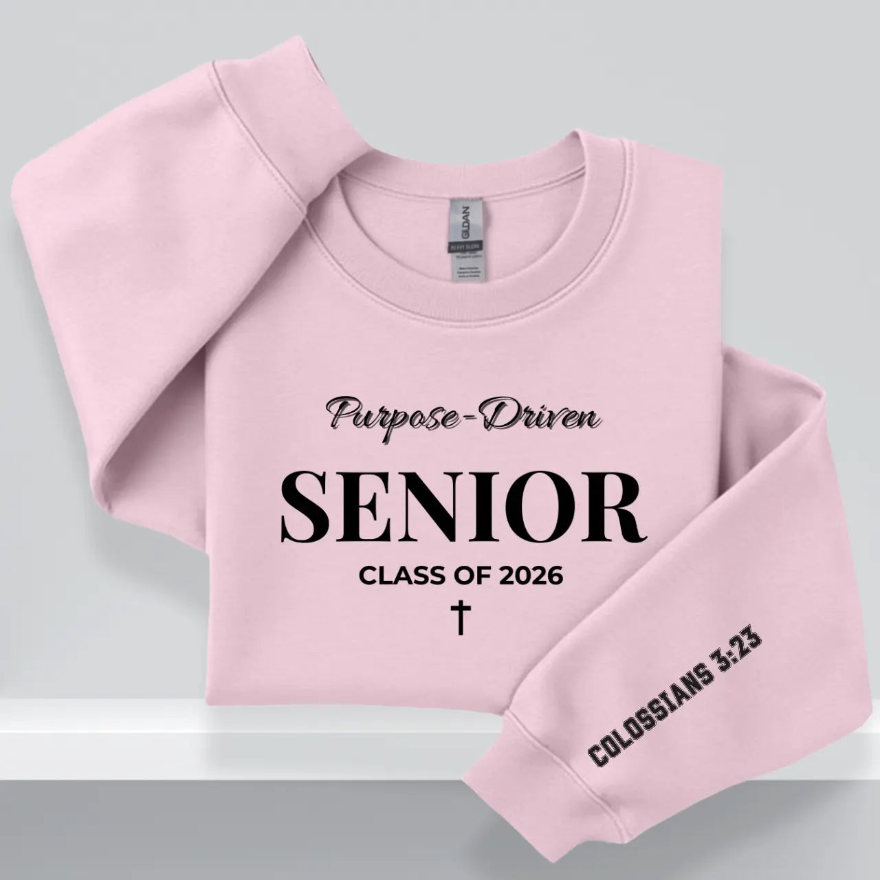 Purpose Driven Senior Sweatshirt | Class of 2026 Crewneck Goshen & Selah Co