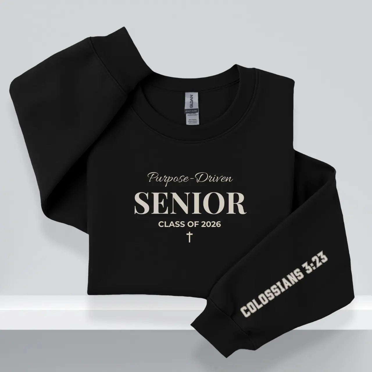 Purpose Driven Senior Sweatshirt | Class of 2026 Crewneck Goshen & Selah Co