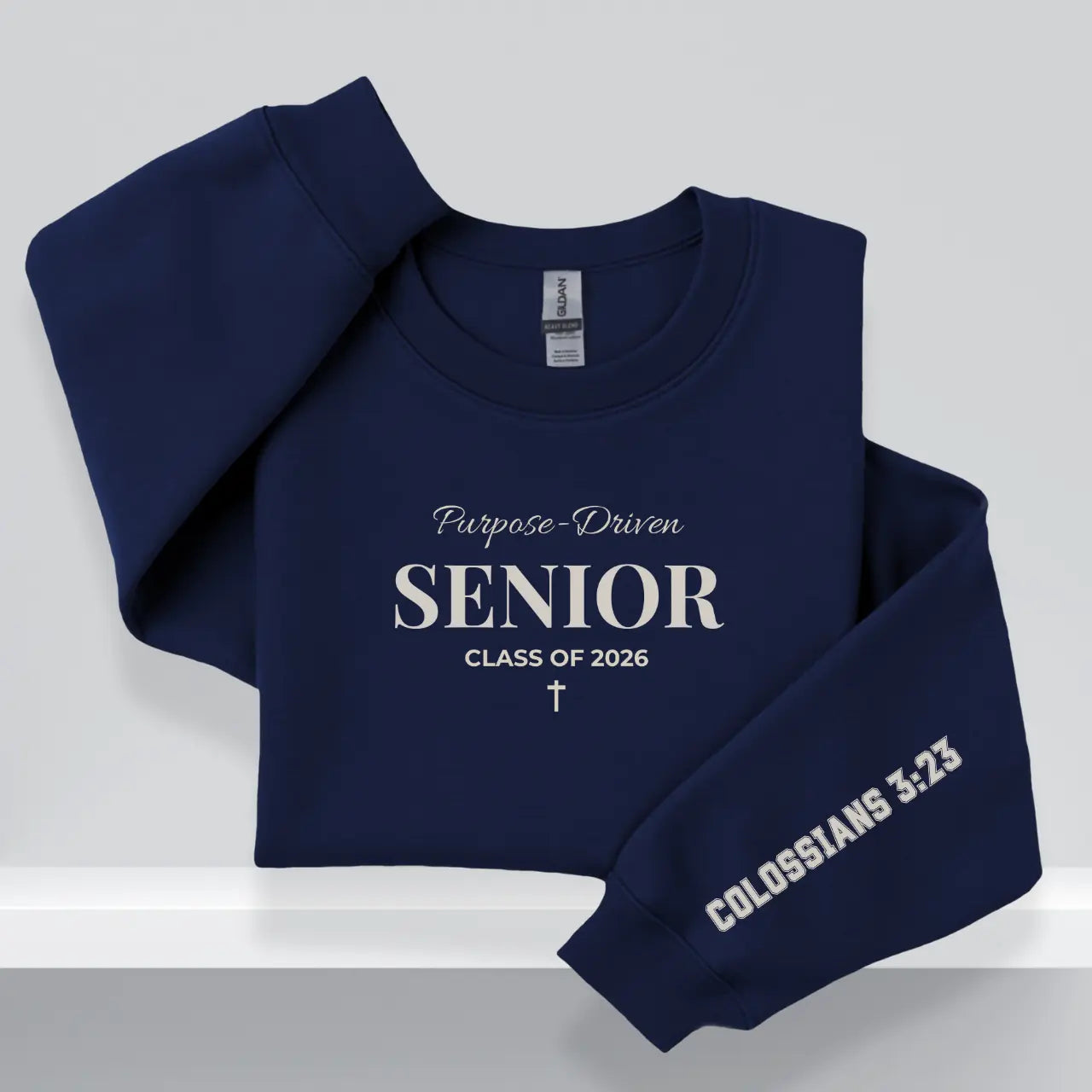 Purpose Driven Senior Sweatshirt | Class of 2026 Crewneck Goshen & Selah Co