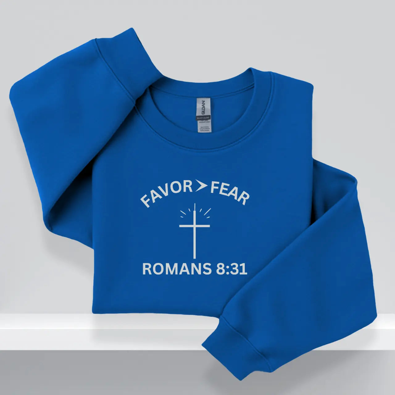 Favor > Fear Sweatshirt | Faith Crewneck Goshen & Selah Co