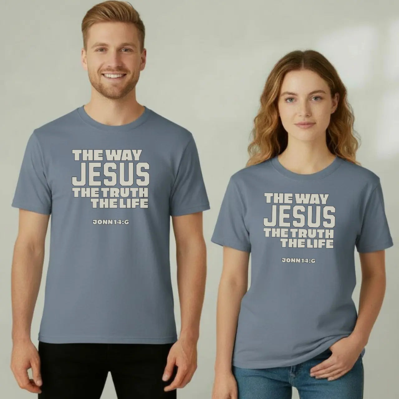 Jesus The Way Truth Life T-Shirt | Unisex Comfort Colors Tee Goshen & Selah Co
