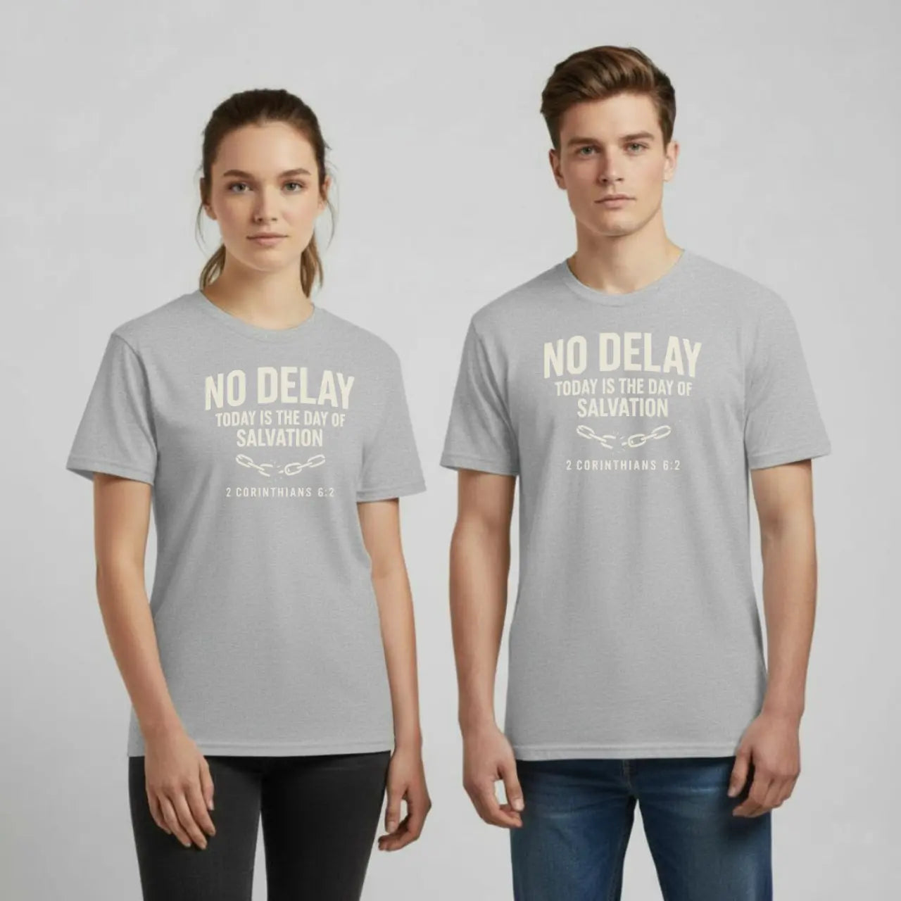 No Delay Salvation T-Shirt | Unisex Comfort Colors Tee Goshen & Selah Co