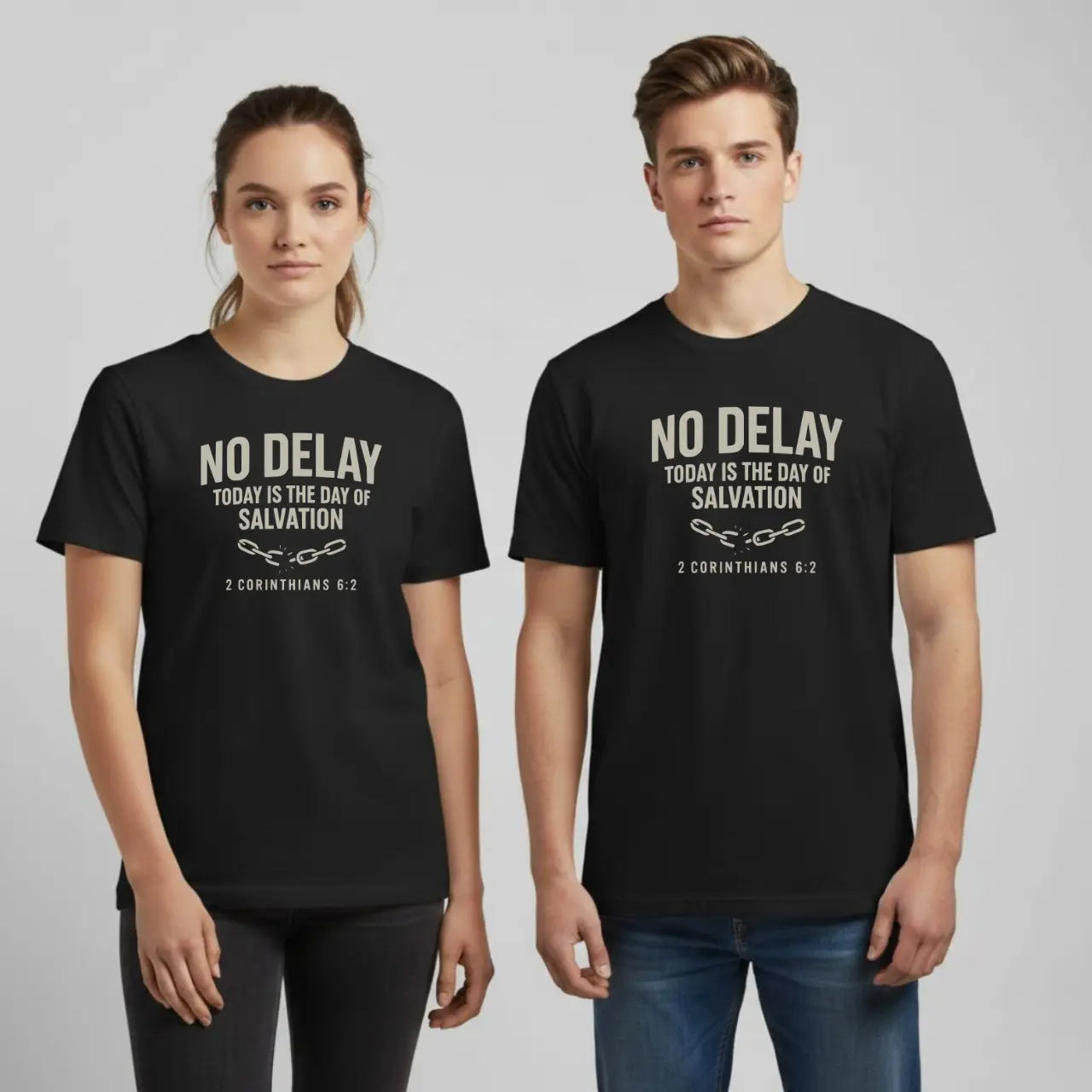No Delay Salvation T-Shirt | Unisex Comfort Colors Tee Goshen & Selah Co