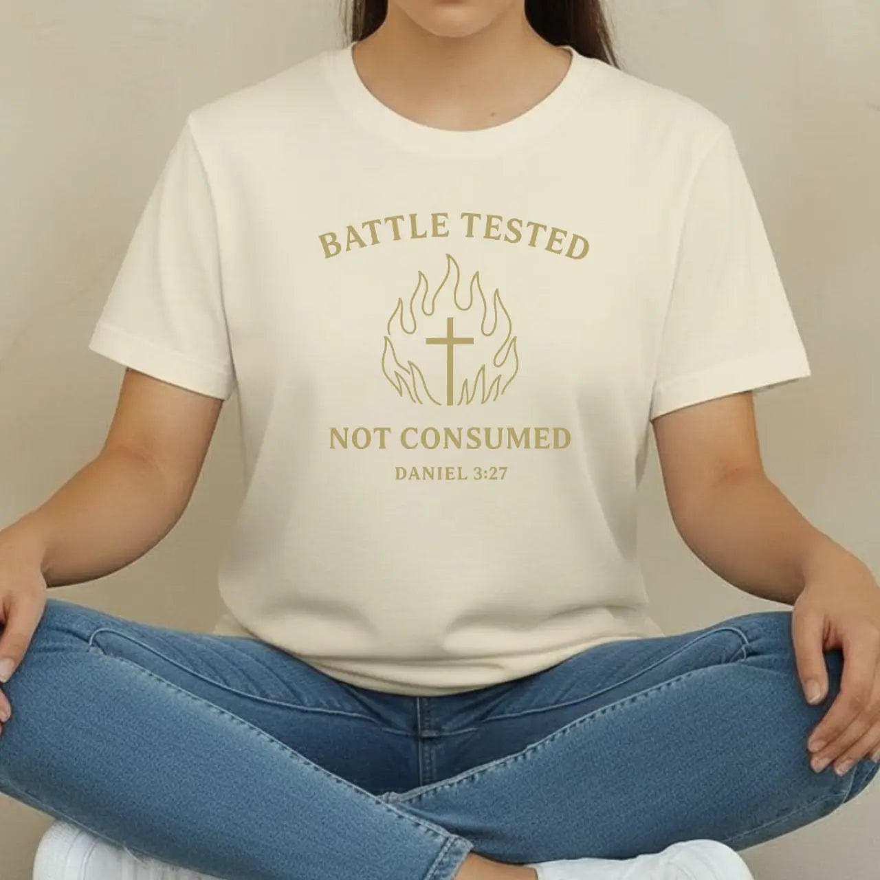 Battle Tested T-Shirt | Unisex Faith Comfort Colors Tee Goshen & Selah Co