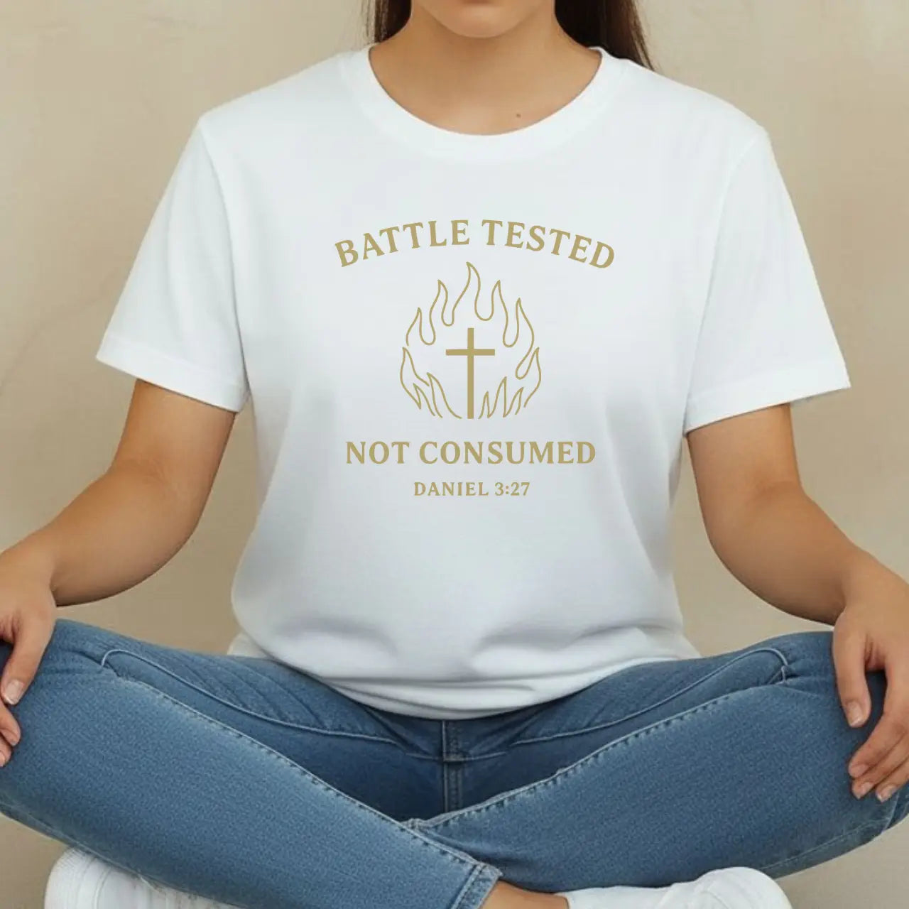 Battle Tested T-Shirt | Unisex Faith Comfort Colors Tee Goshen & Selah Co