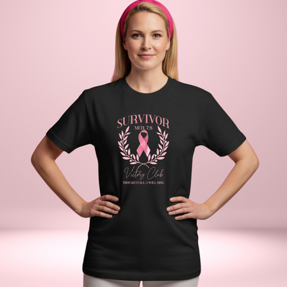 Survivor Victory Club – Micah 7:8 | Comfort Colors 1717 T-Shirt