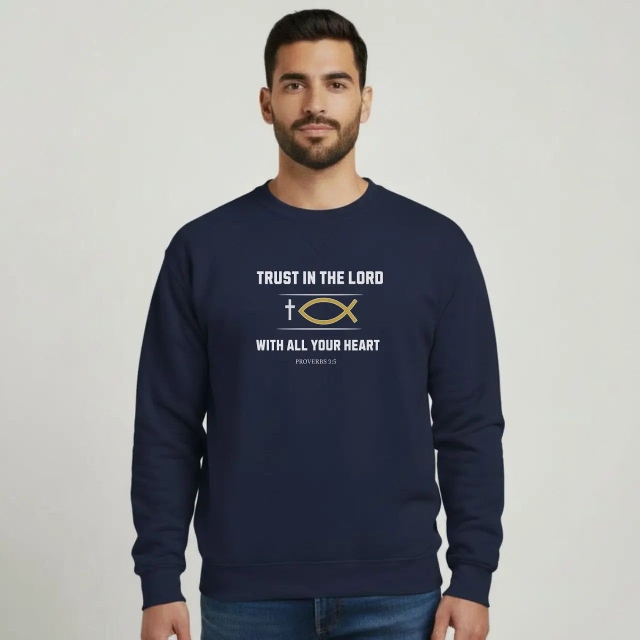 Trust in the Lord Sweatshirt | Unisex Faith Crewneck Goshen & Selah Co