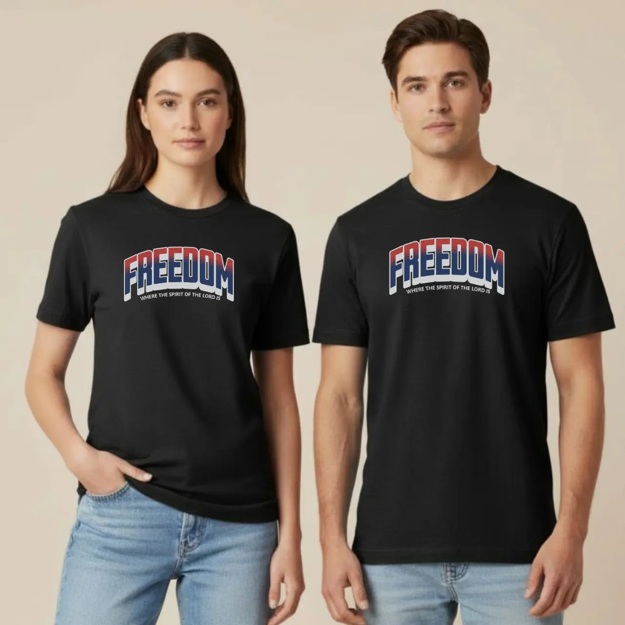 Freedom T-Shirt | Unisex Faith Comfort Colors Tee Goshen & Selah Co
