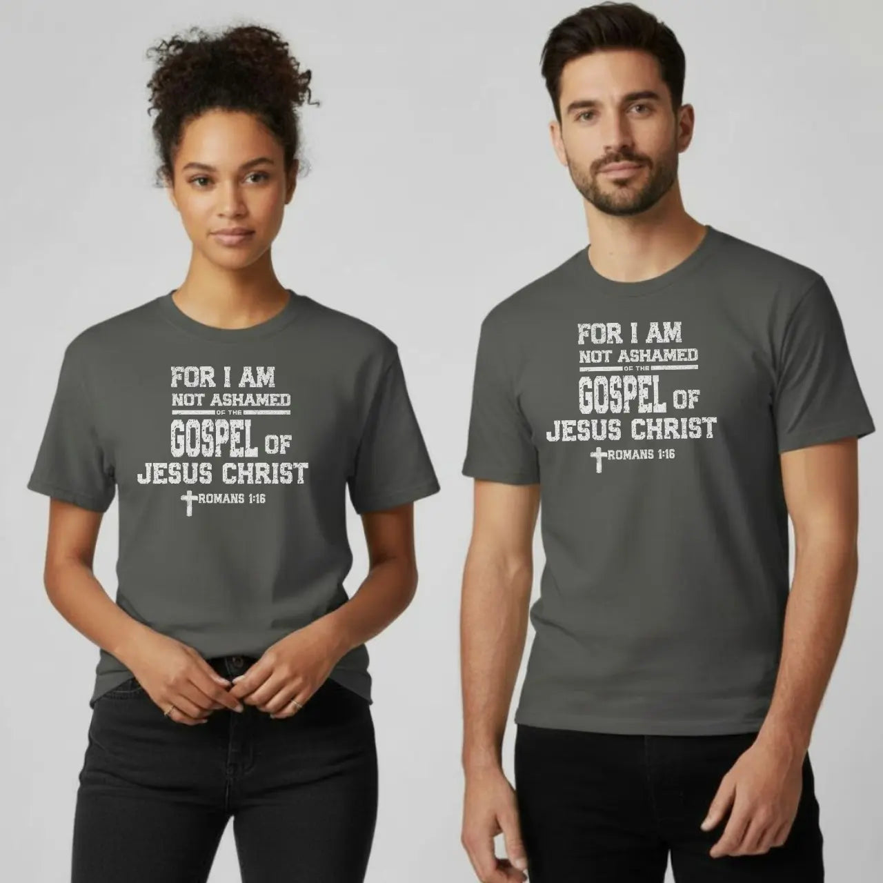 For I Am Not Ashamed of the Gospel T-Shirt | Unisex Faith Comfort Colors Tee Goshen & Selah Co