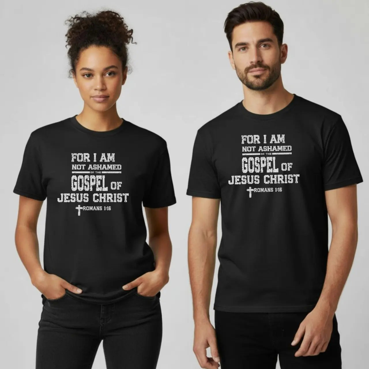 For I Am Not Ashamed of the Gospel T-Shirt | Unisex Faith Comfort Colors Tee Goshen & Selah Co