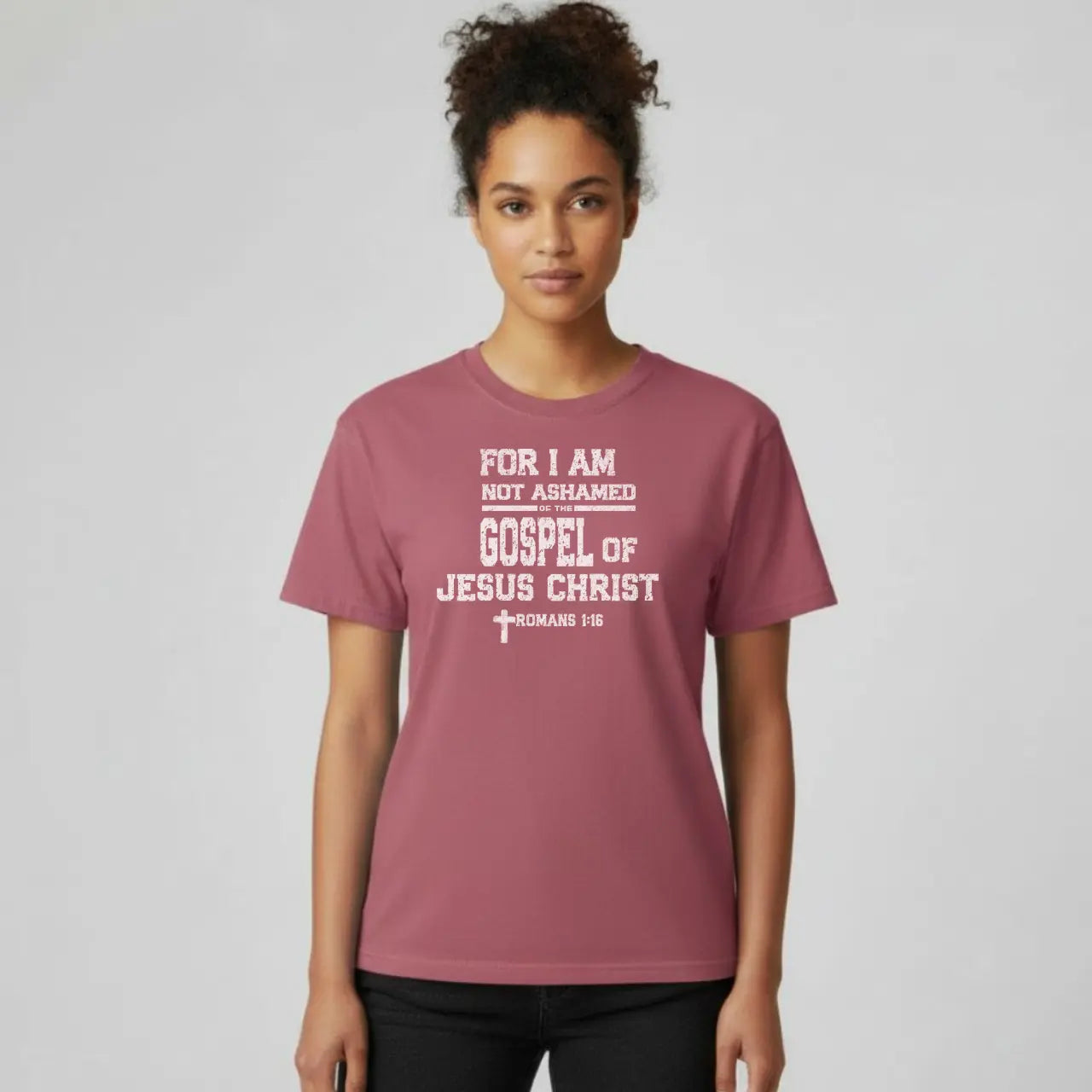 For I Am Not Ashamed of the Gospel T-Shirt | Unisex Faith Comfort Colors Tee Goshen & Selah Co
