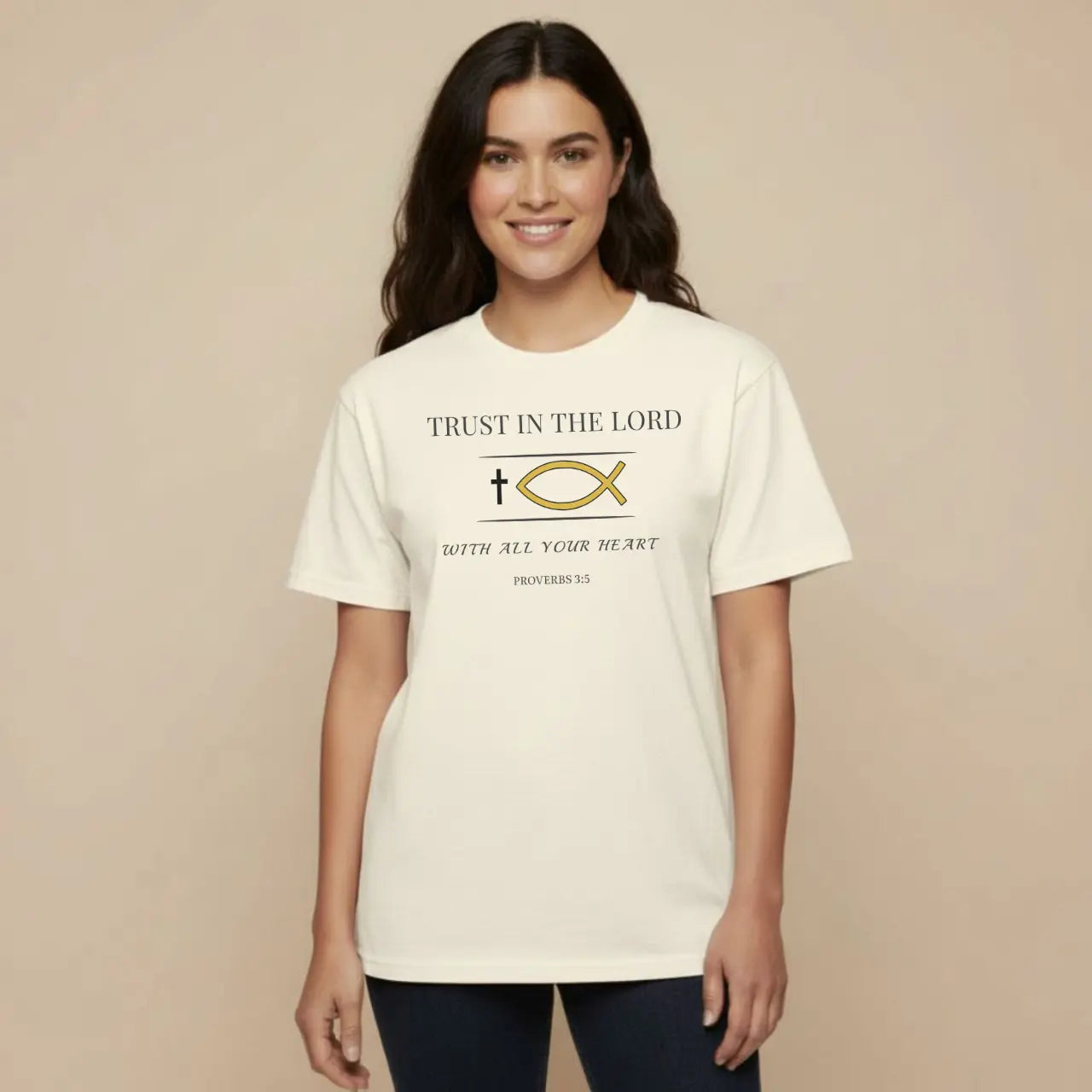Trust in the Lord T-Shirt | Unisex Faith Comfort Colors Tee Goshen & Selah Co