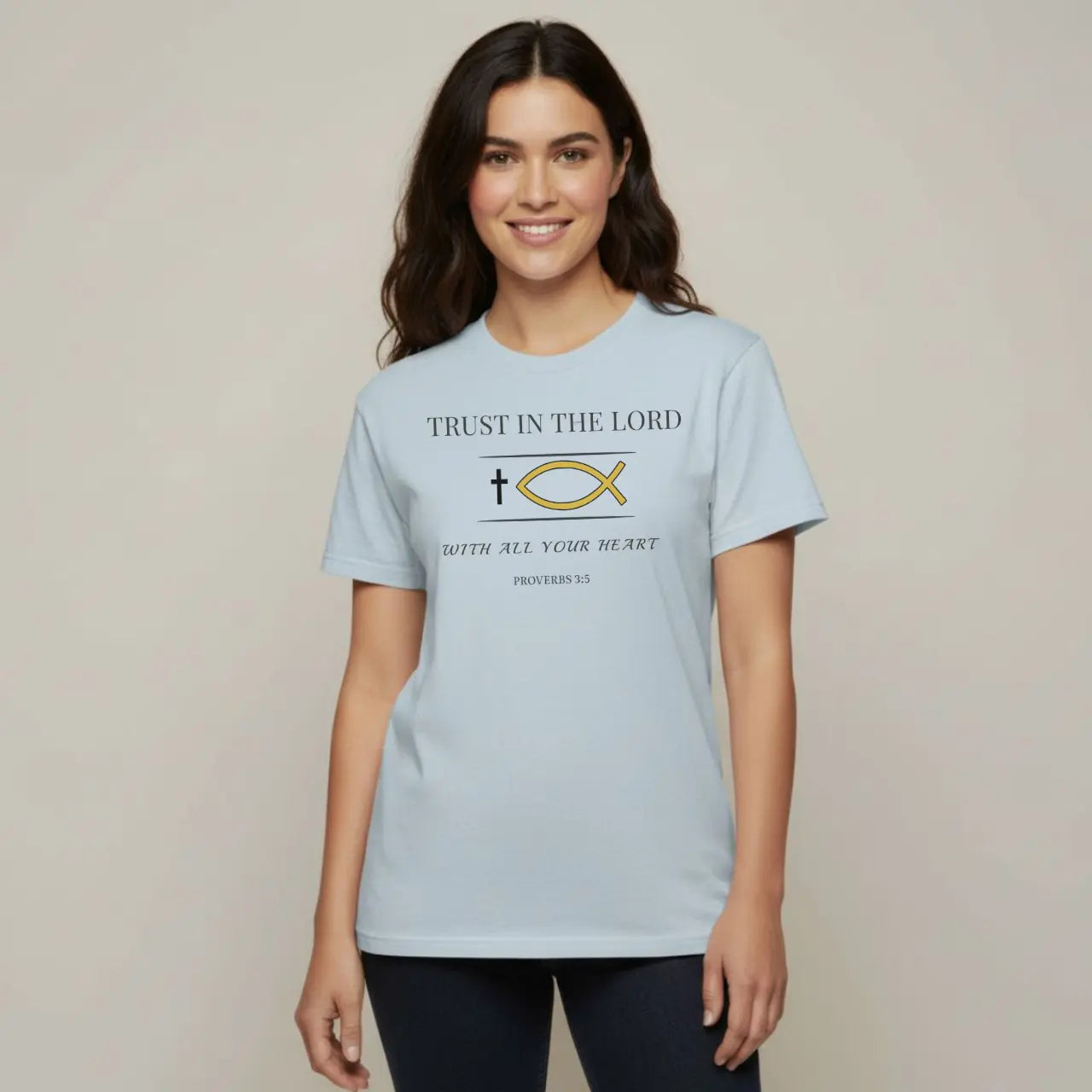Trust in the Lord T-Shirt | Unisex Faith Comfort Colors Tee Goshen & Selah Co