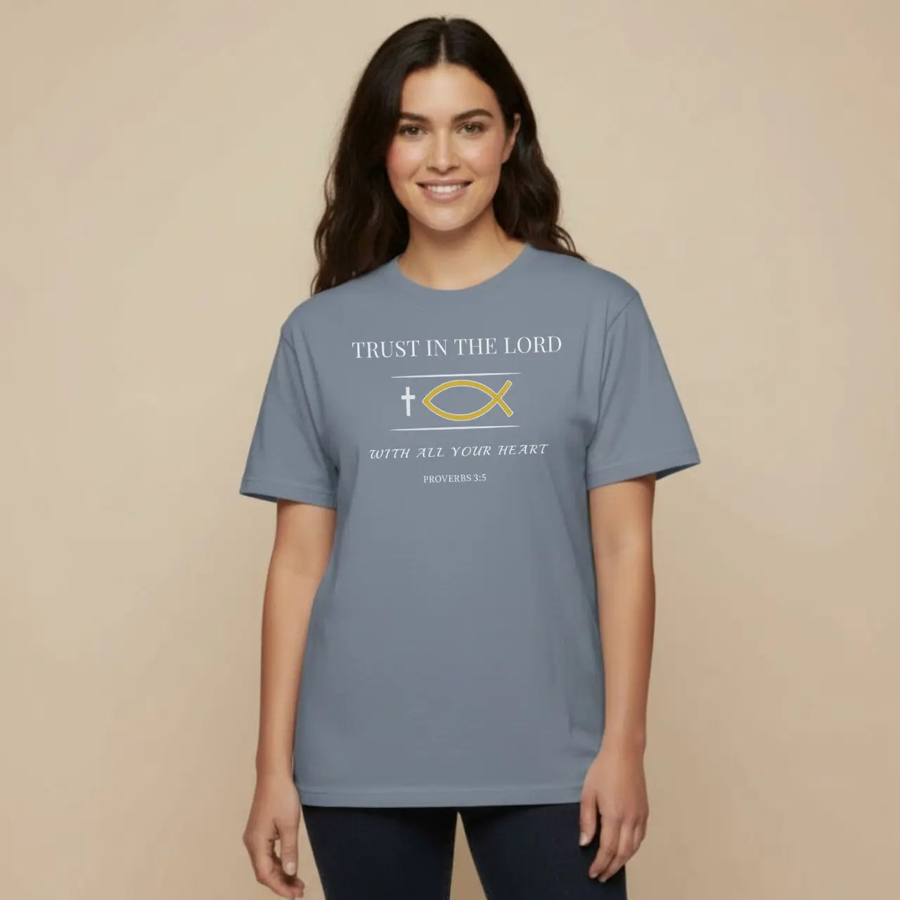 Trust in the Lord T-Shirt | Unisex Faith Comfort Colors Tee Goshen & Selah Co
