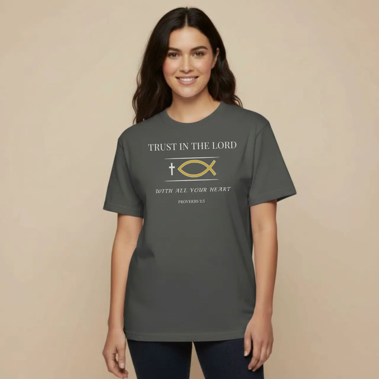 Trust in the Lord T-Shirt | Unisex Faith Comfort Colors Tee Goshen & Selah Co