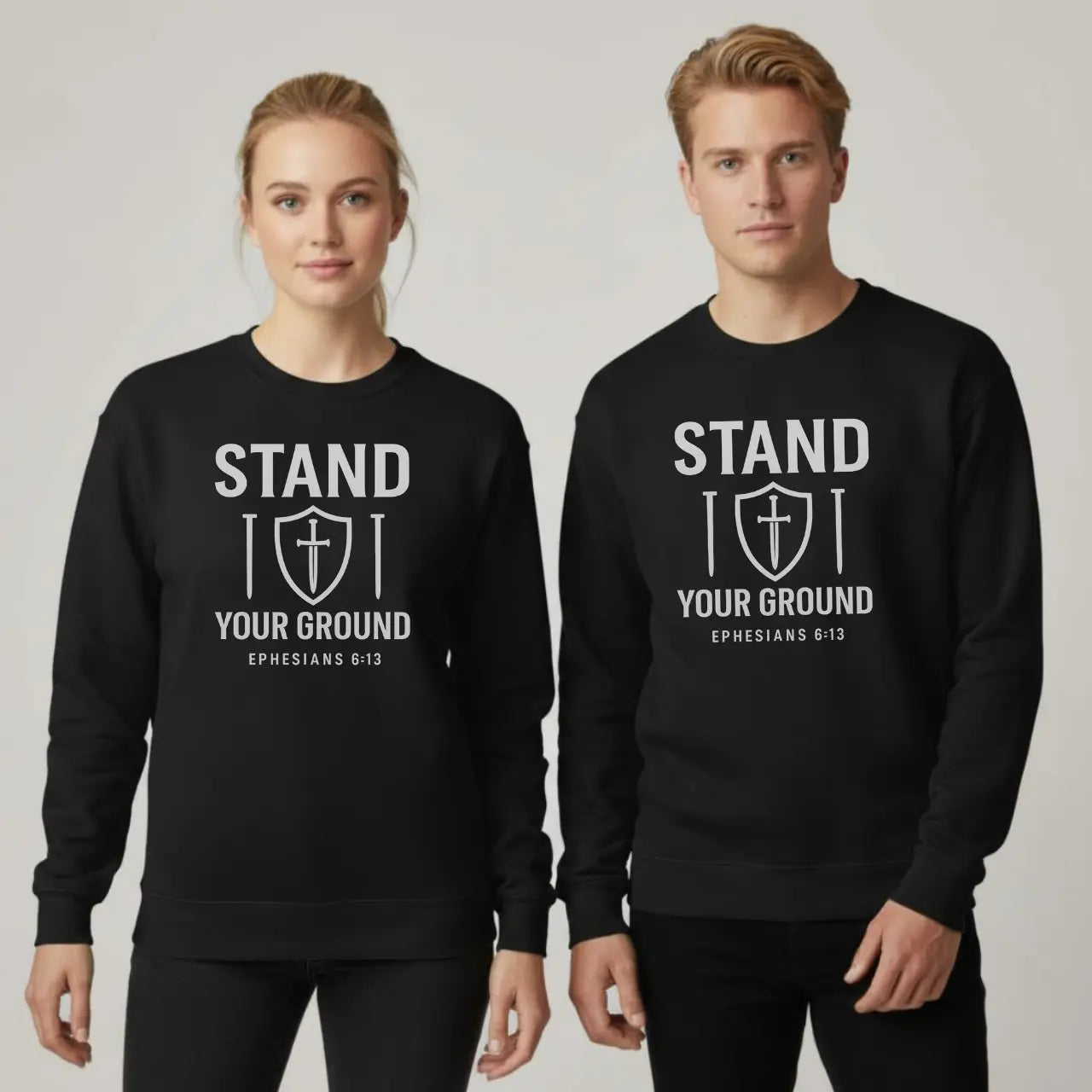 Stand Your Ground Sweatshirt | Unisex Faith Crewneck Goshen & Selah Co