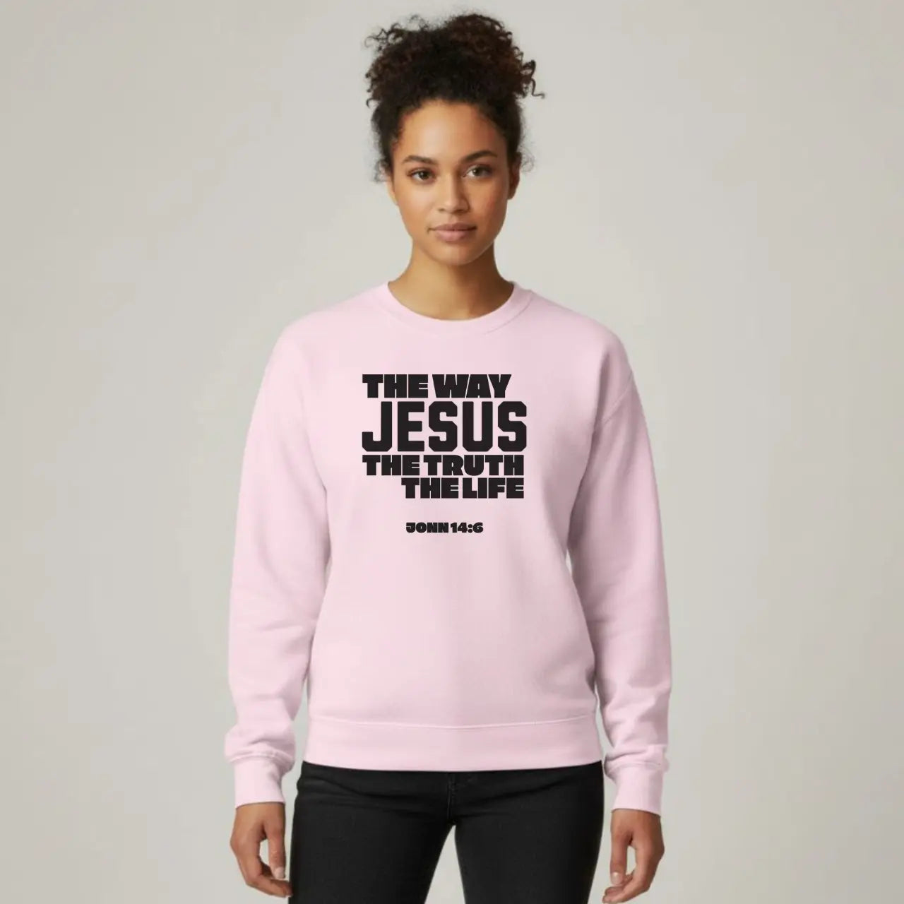 The Way Truth Life Sweatshirt | Unisex Faith Crewneck Goshen & Selah Co