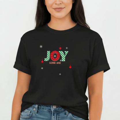 JOY Christmas Shirt Luke 2:10 | Comfort Colors 1717 | Christian Holiday Tee | Faith Christmas T-Shirt