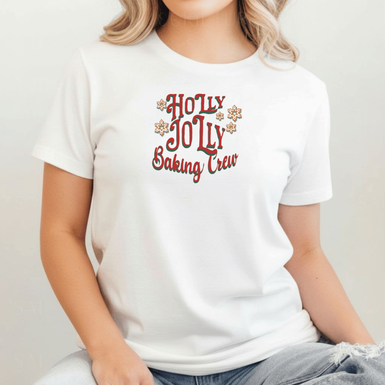 Holly Jolly Baking Crew Shirt | Christmas Baking Team Tee | Comfort Colors 1717 | Holiday Cookie Crew Shirt | Gingerbread Baking Shirt