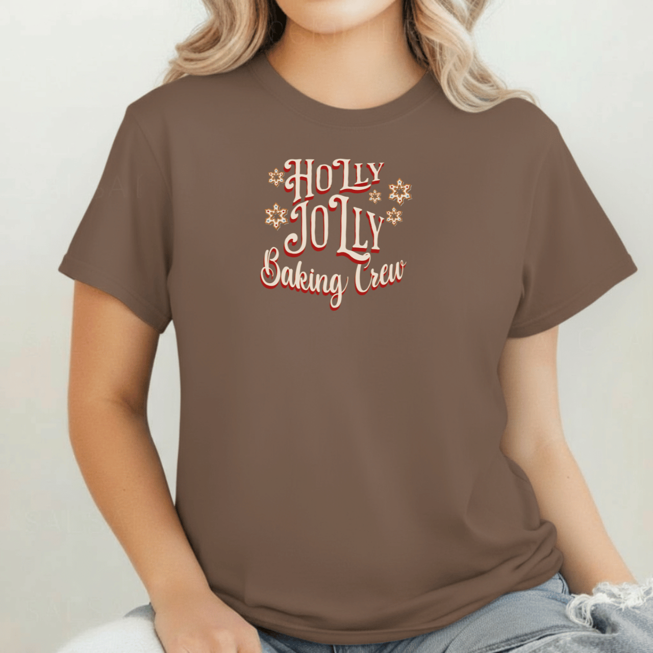 Holly Jolly Baking Crew Shirt | Christmas Baking Team Tee | Comfort Colors 1717 | Holiday Cookie Crew Shirt | Gingerbread Baking Shirt