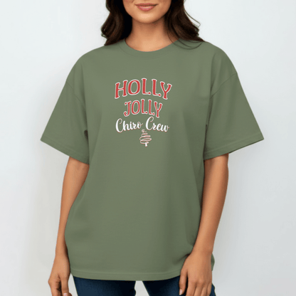 Holly Jolly NICU Crew Shirt | Comfort Colors 1717 | Christmas Nurse Tee | Holiday NICU Staff T-Shirt | Neonatal Nurse Christmas Top