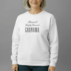 Blessed Highly Favored Grandma Sweatshirt | Grandma Crewneck Goshen & Selah Co