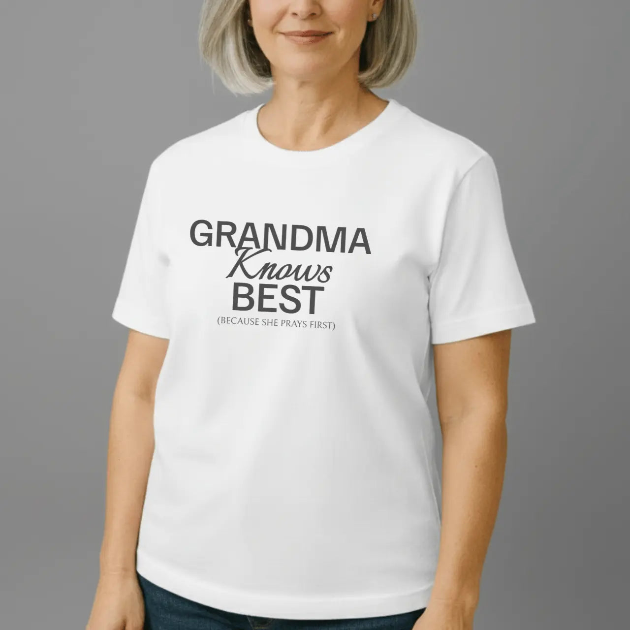 Grandma Knows Best T-Shirt | Comfort Colors Grandma Tee Goshen & Selah Co