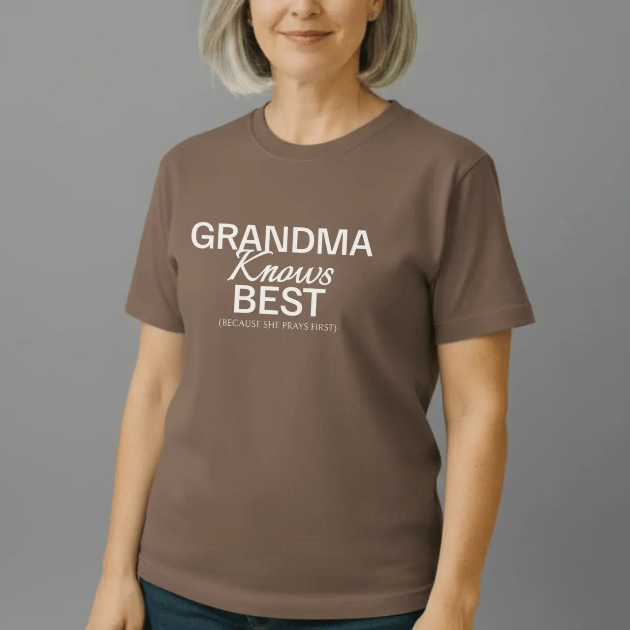 Grandma Knows Best T-Shirt | Comfort Colors Grandma Tee Goshen & Selah Co