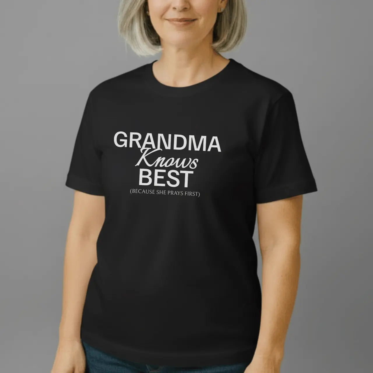 Grandma Knows Best T-Shirt | Comfort Colors Grandma Tee Goshen & Selah Co