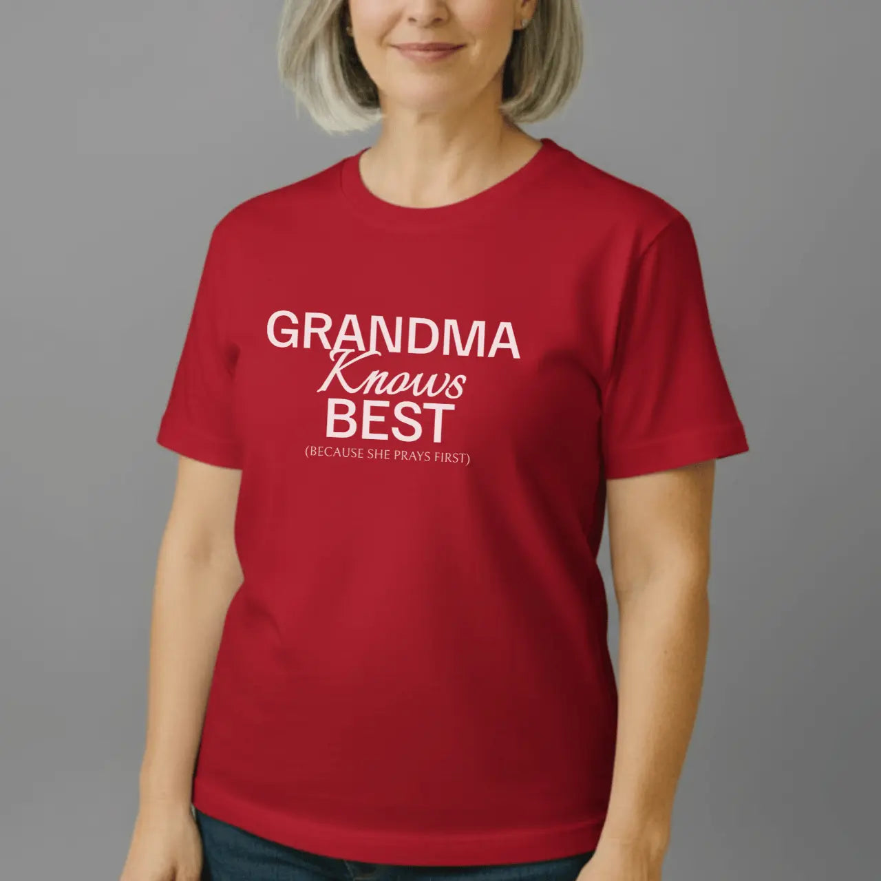 Grandma Knows Best T-Shirt | Comfort Colors Grandma Tee Goshen & Selah Co
