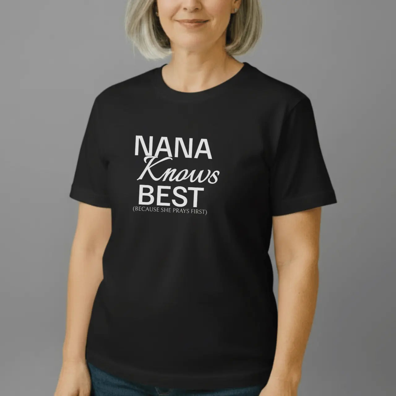 Nana Knows Best T-Shirt | Comfort Colors Nana Tee Goshen & Selah Co