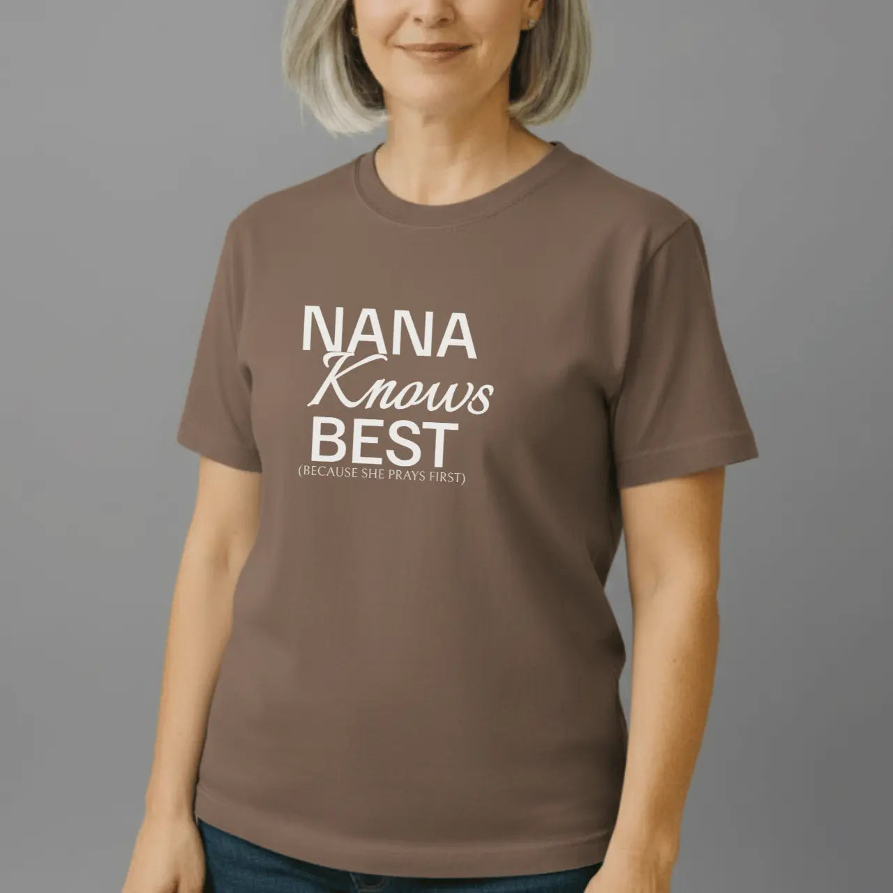 Nana Knows Best T-Shirt | Comfort Colors Nana Tee Goshen & Selah Co