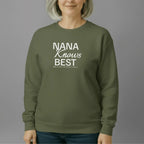 Nana Knows Best Sweatshirt | Nana Crewneck Goshen & Selah Co