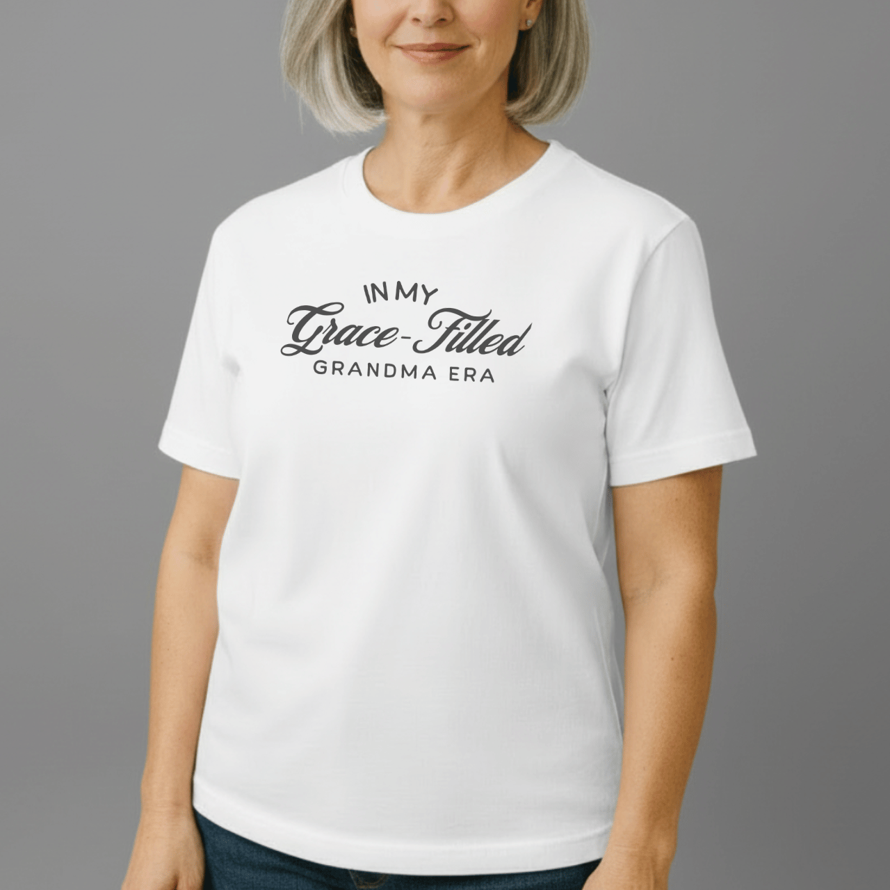 In My Grace-Filled Grandma Era Shirt | Christian Grandma Tee | Comfort Colors 1717 | Faith Grandma Gift | Grace-Filled Era Shirt