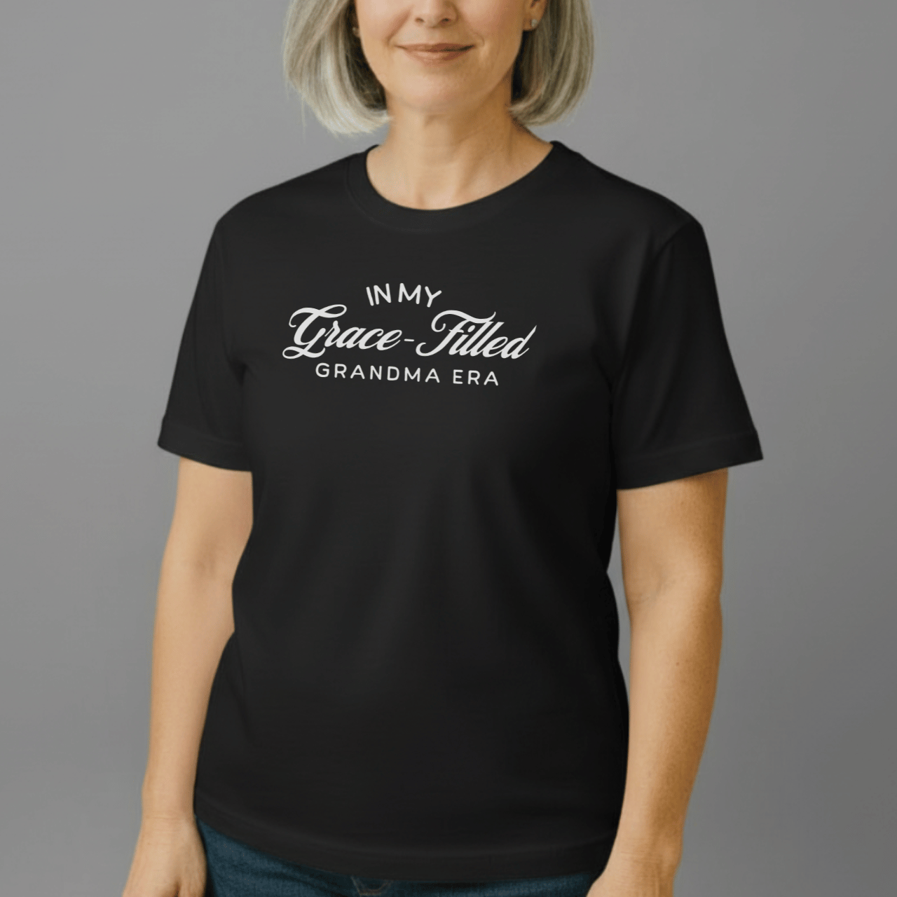 In My Grace-Filled Grandma Era Shirt | Christian Grandma Tee | Comfort Colors 1717 | Faith Grandma Gift | Grace-Filled Era Shirt