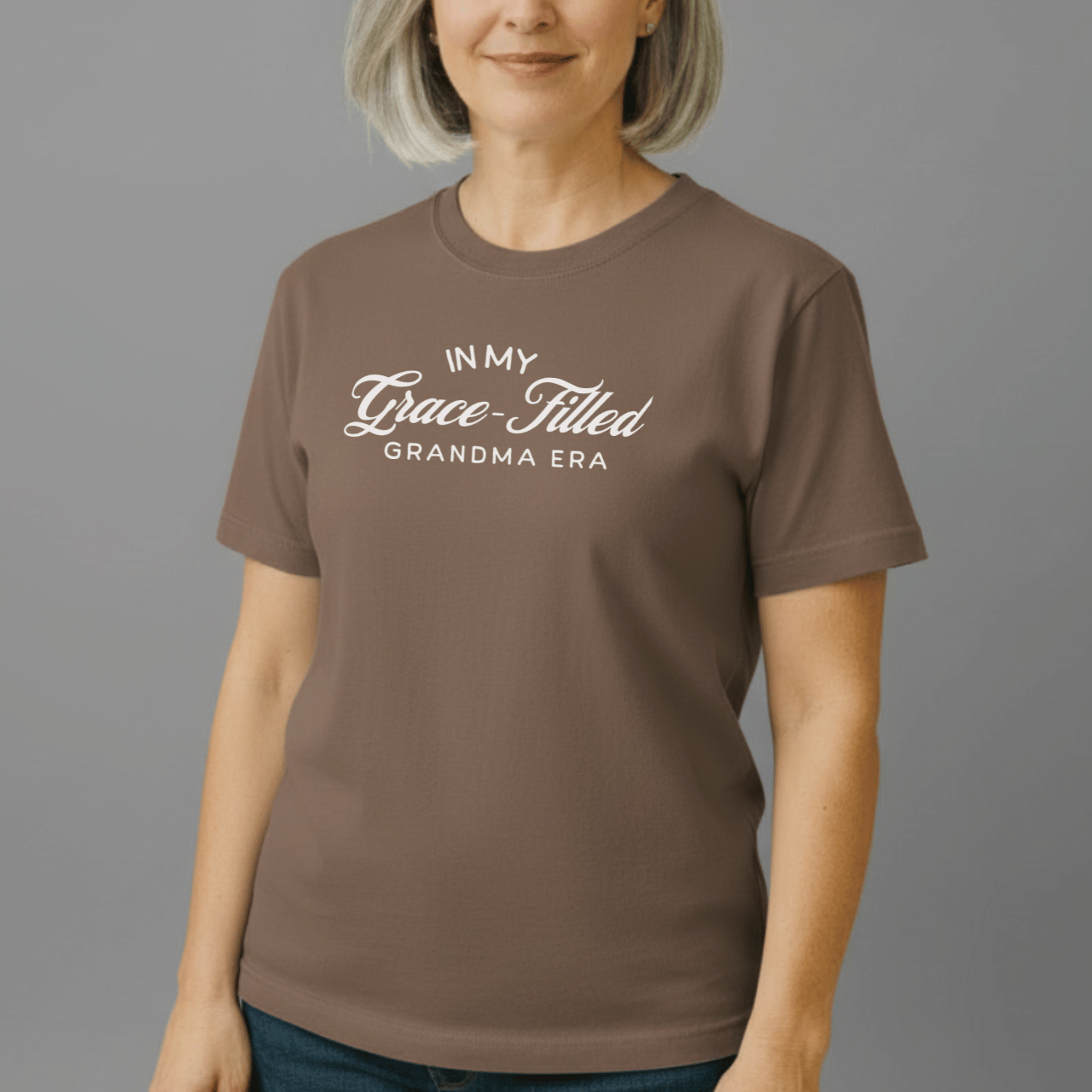 In My Grace-Filled Grandma Era Shirt | Christian Grandma Tee | Comfort Colors 1717 | Faith Grandma Gift | Grace-Filled Era Shirt