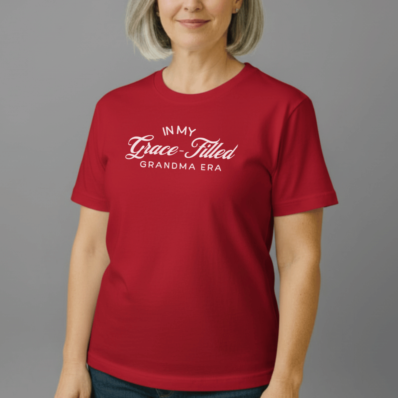 In My Grace-Filled Grandma Era Shirt | Christian Grandma Tee | Comfort Colors 1717 | Faith Grandma Gift | Grace-Filled Era Shirt