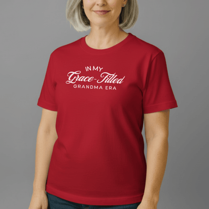In My Grace-Filled Grandma Era Shirt | Christian Grandma Tee | Comfort Colors 1717 | Faith Grandma Gift | Grace-Filled Era Shirt