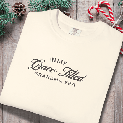 In My Grace-Filled Grandma Era Shirt | Christian Grandma Tee | Comfort Colors 1717 | Faith Grandma Gift | Grace-Filled Era Shirt