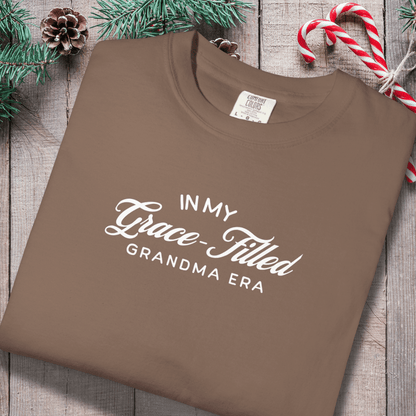 In My Grace-Filled Grandma Era Shirt | Christian Grandma Tee | Comfort Colors 1717 | Faith Grandma Gift | Grace-Filled Era Shirt