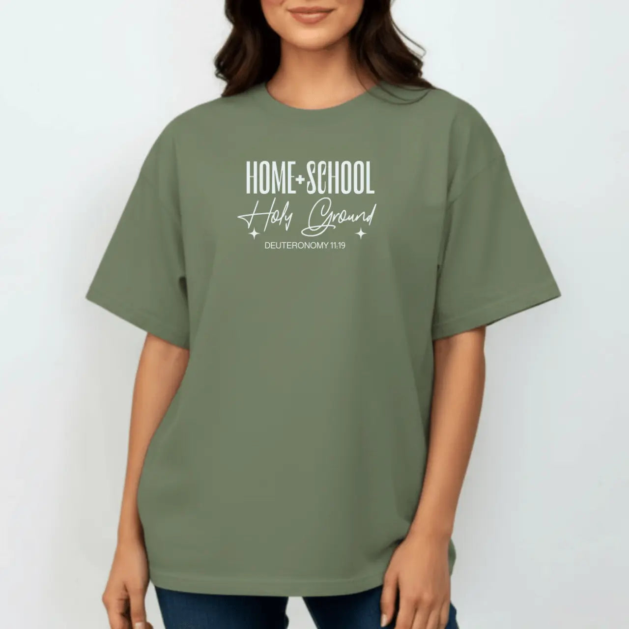 Home School Holy Ground T-Shirt | Comfort Colors Tee Goshen & Selah Co
