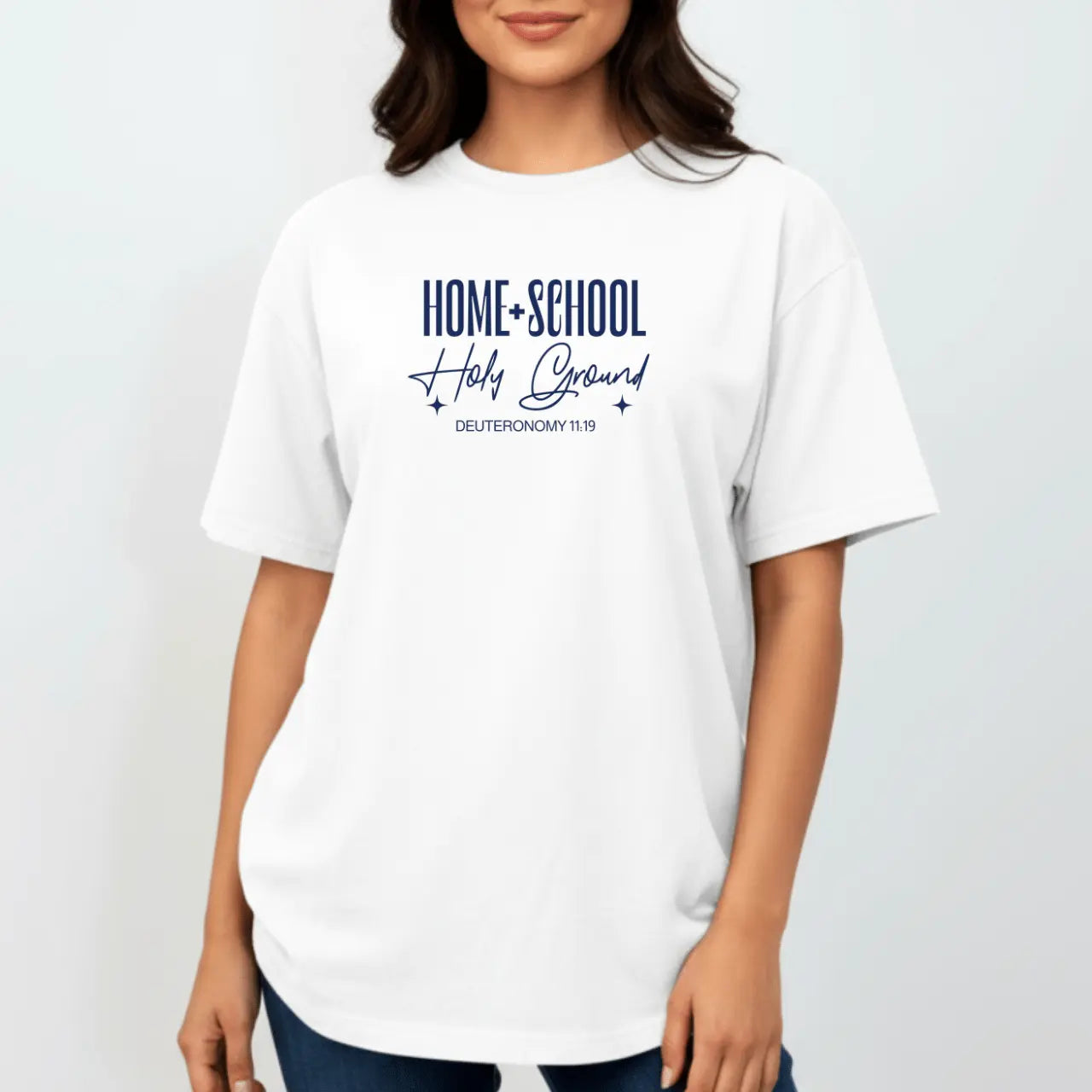 Home School Holy Ground T-Shirt | Comfort Colors Tee Goshen & Selah Co