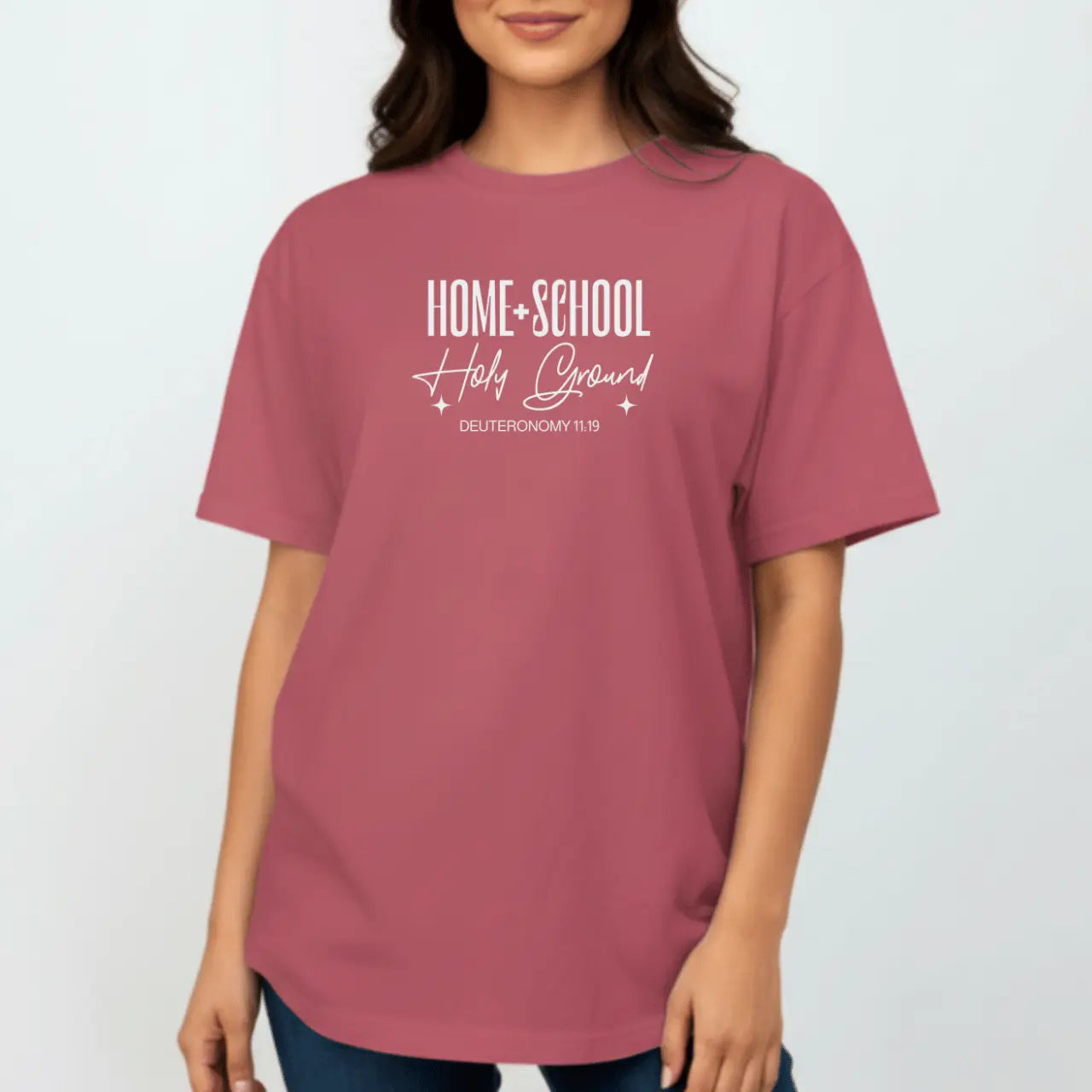 Home School Holy Ground T-Shirt | Comfort Colors Tee Goshen & Selah Co