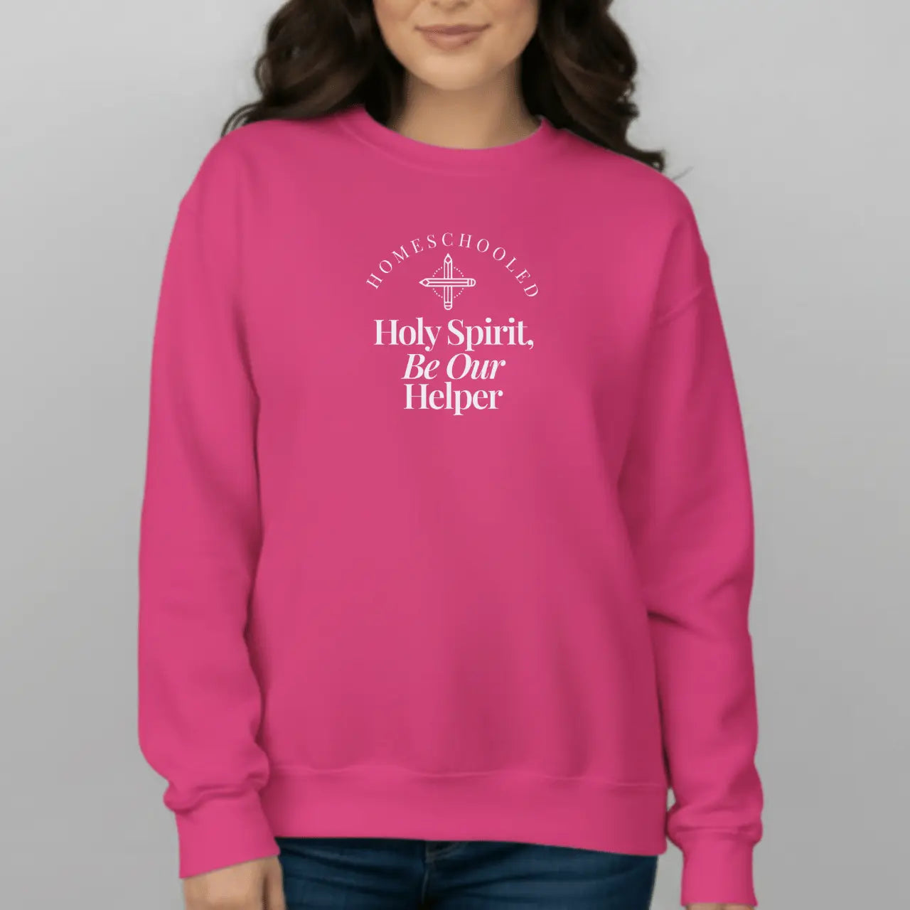 Holy Spirit Helper Sweatshirt | Homeschool Crewneck Goshen & Selah Co