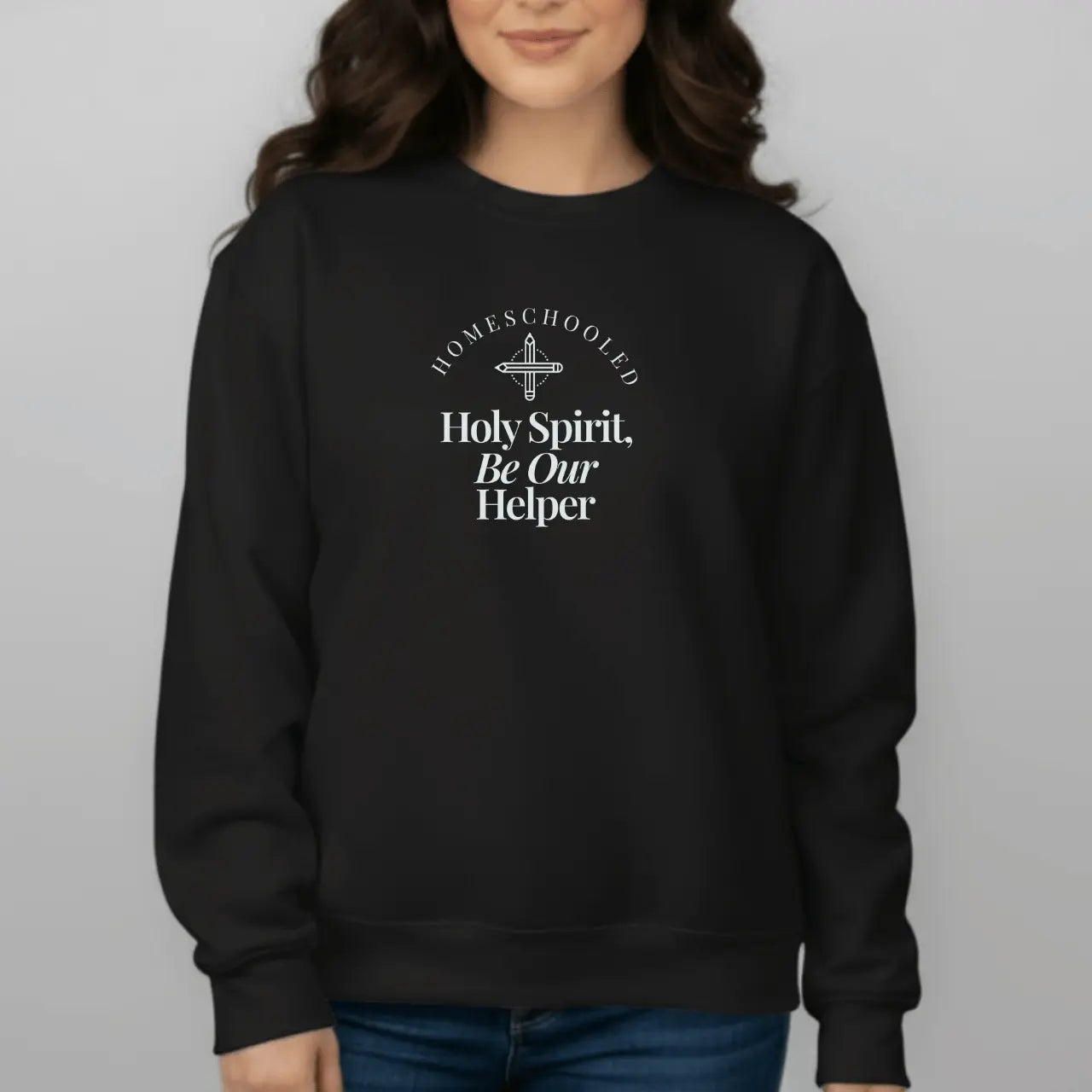 Holy Spirit Helper Sweatshirt | Homeschool Crewneck Goshen & Selah Co