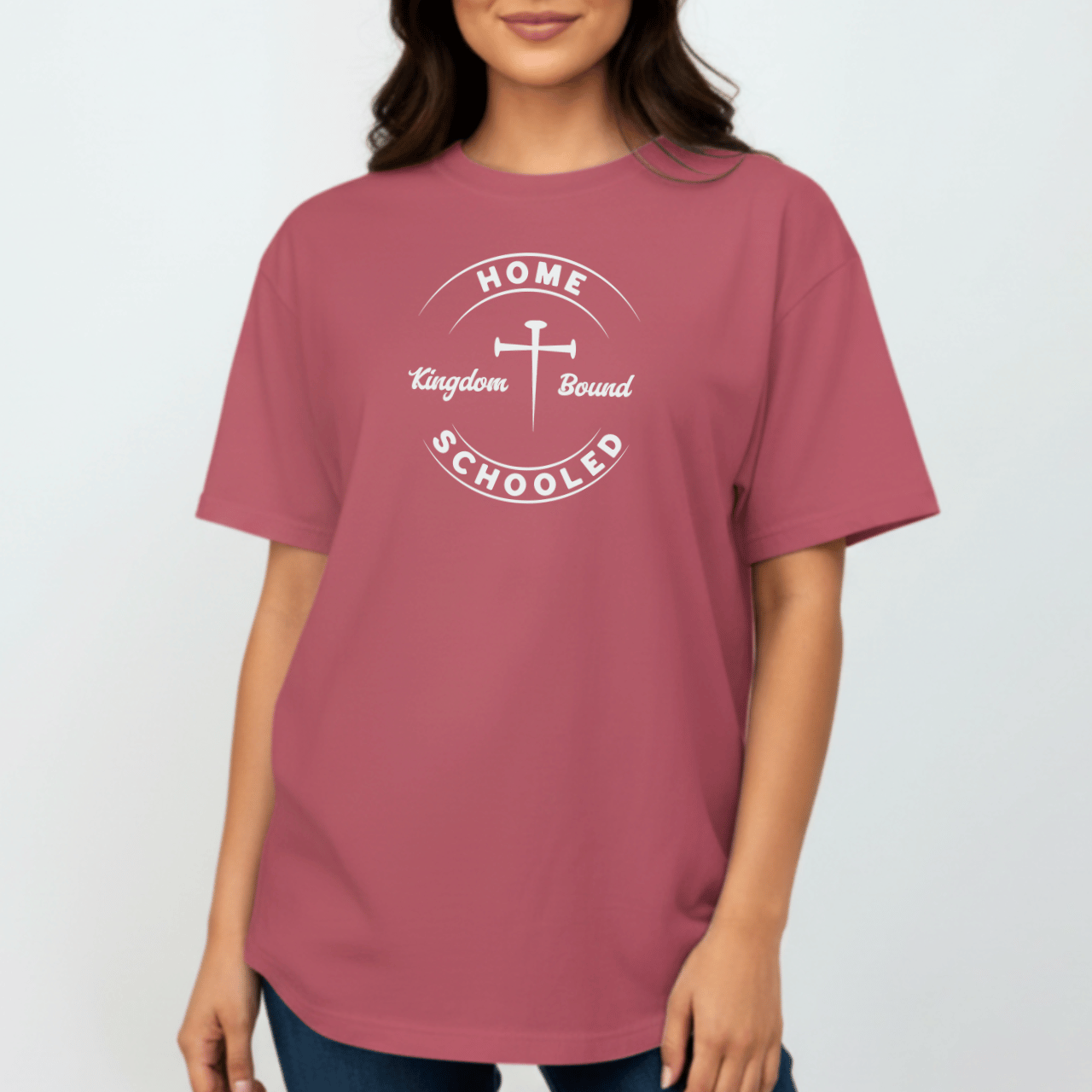 Homeschooled Kingdom Bound Tee | Christian Student Shirt | Comfort Colors 1717 Faith Graphic | Bible Verse Homeschool Shirt