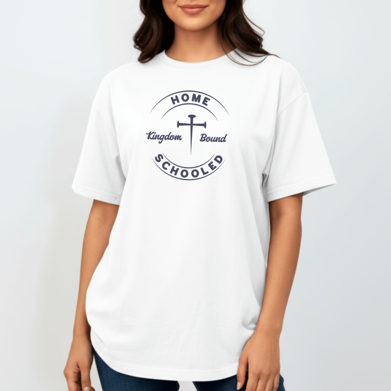 Homeschooled Kingdom Bound Tee | Christian Student Shirt | Comfort Colors 1717 Faith Graphic | Bible Verse Homeschool Shirt